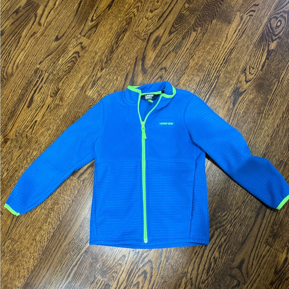 Lands End Boys Zip up Fleece jacket